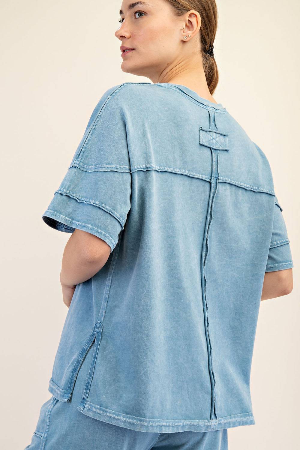 Cotton Poly Top - Hype Up