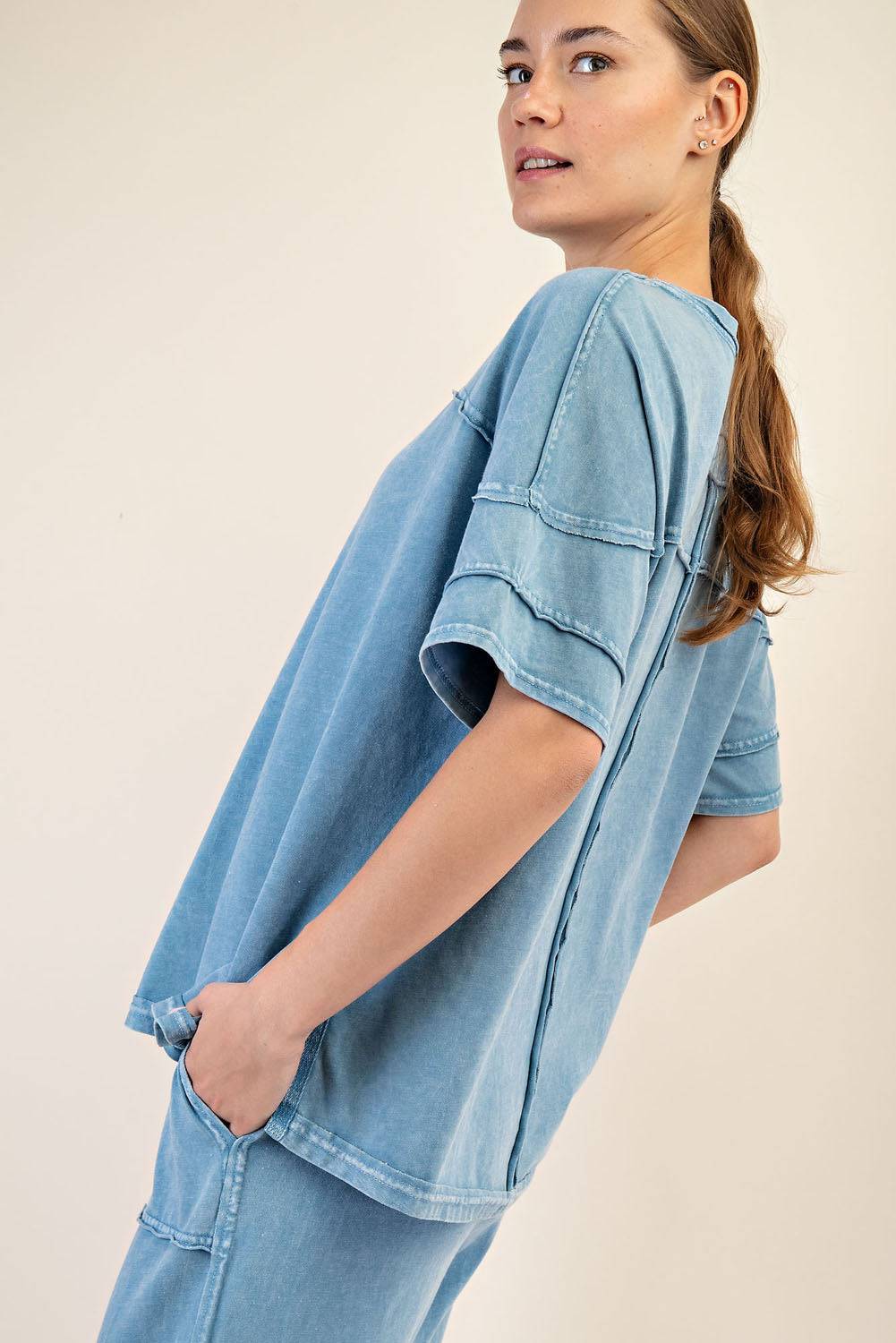 Cotton Poly Top - Hype Up