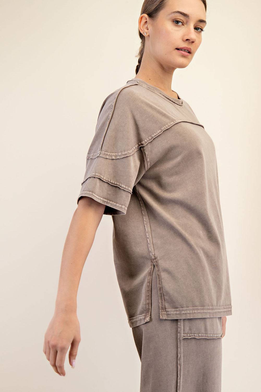 Cotton Poly Top - Hype Up