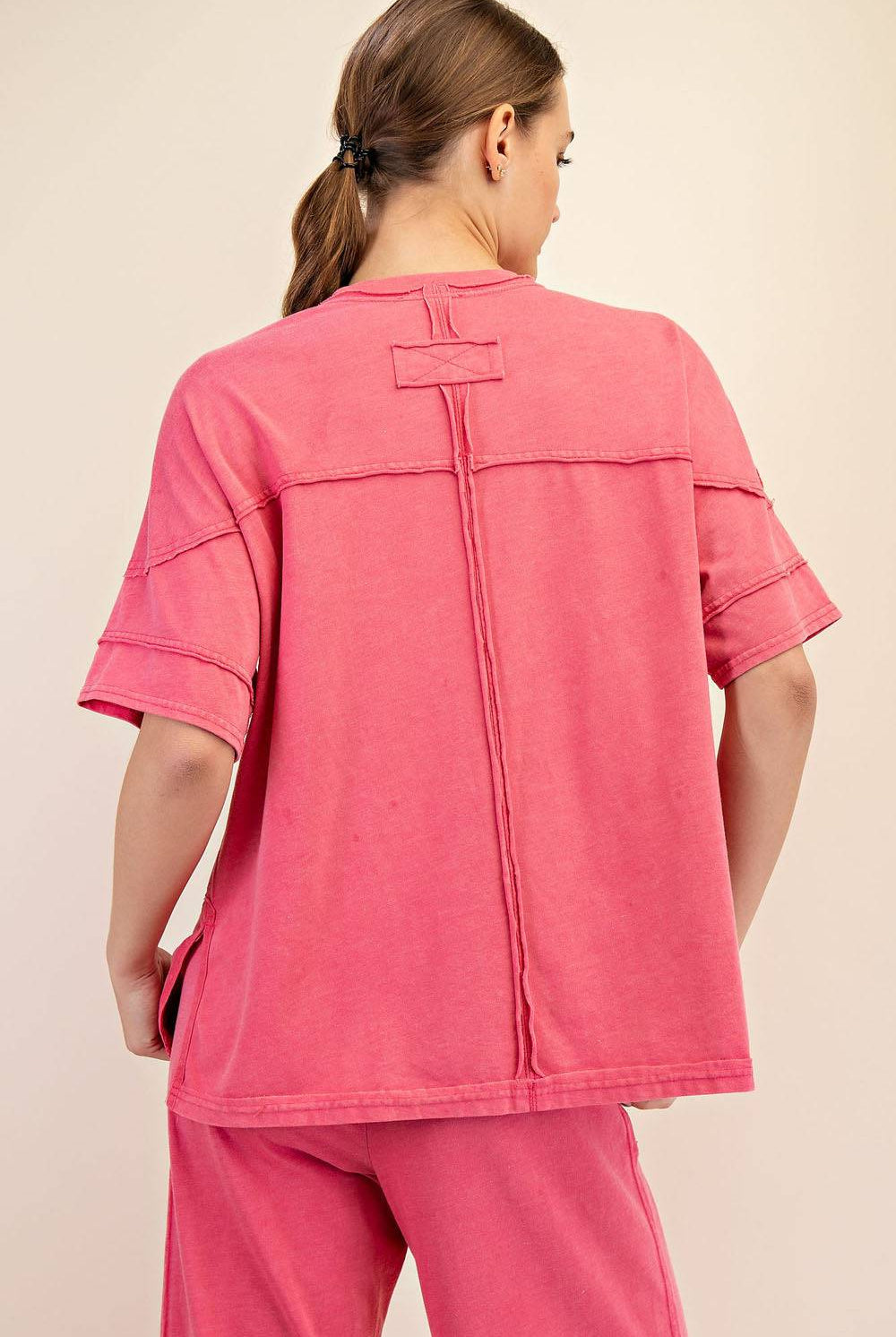 Cotton Poly Top - Hype Up