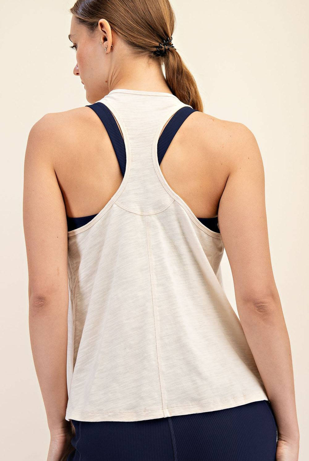 Cotton Slub Sleeveless Top - Hype Up