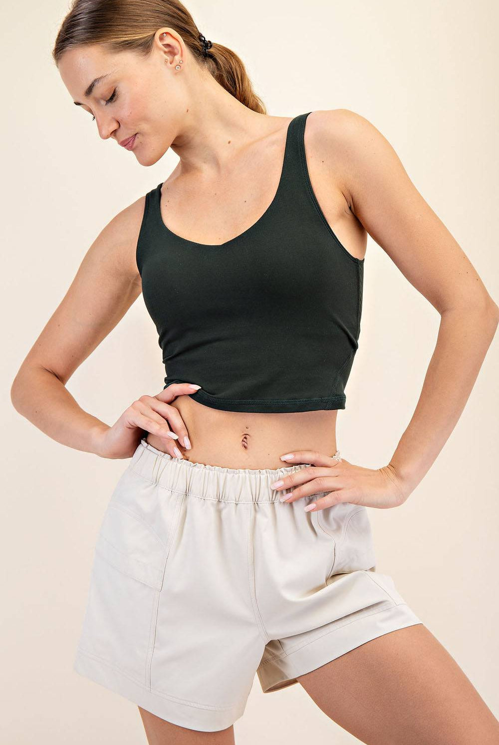 V-Neck Yoga Top - Hype Up