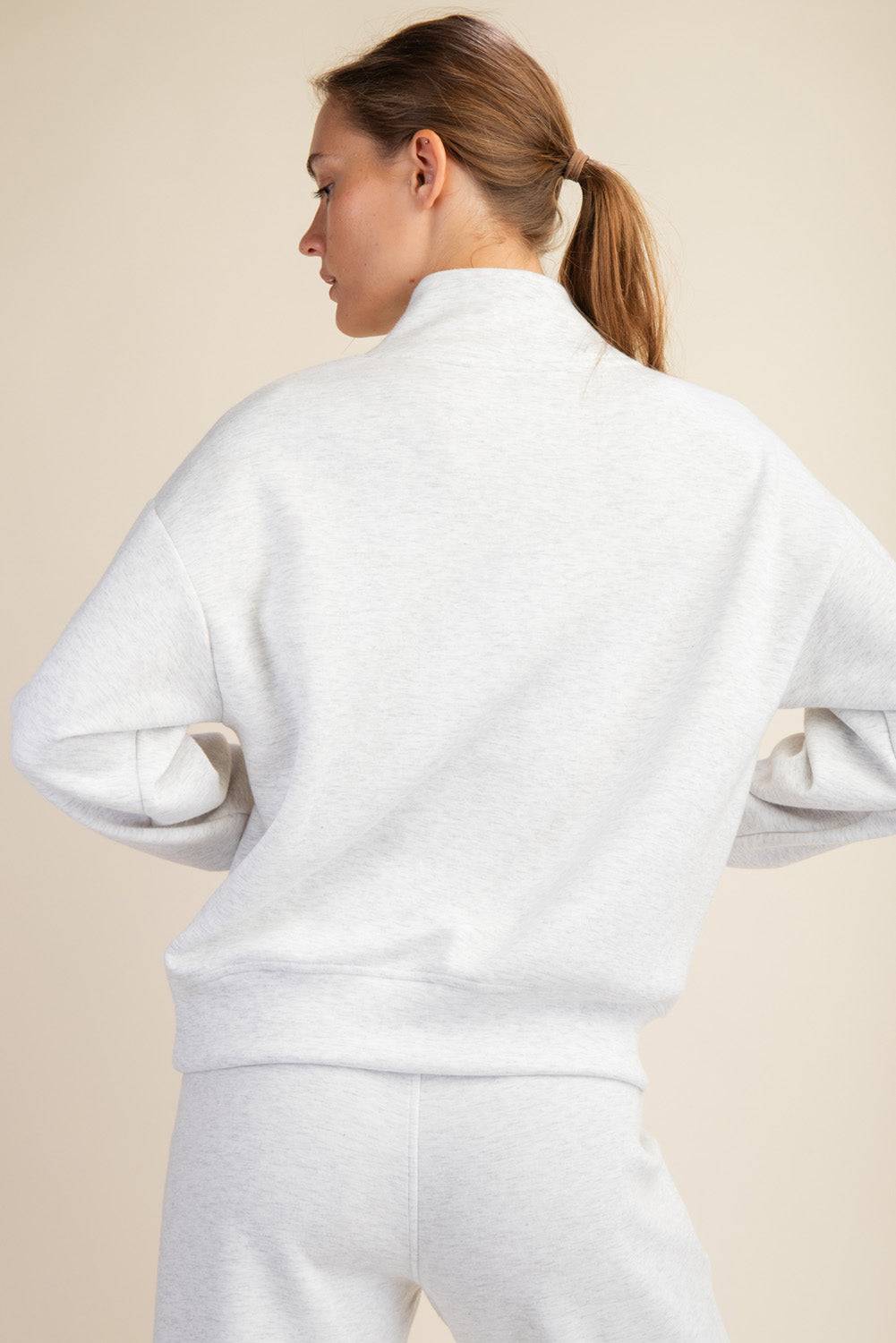 Modal Scuba V-neck Jacket - Hype Up