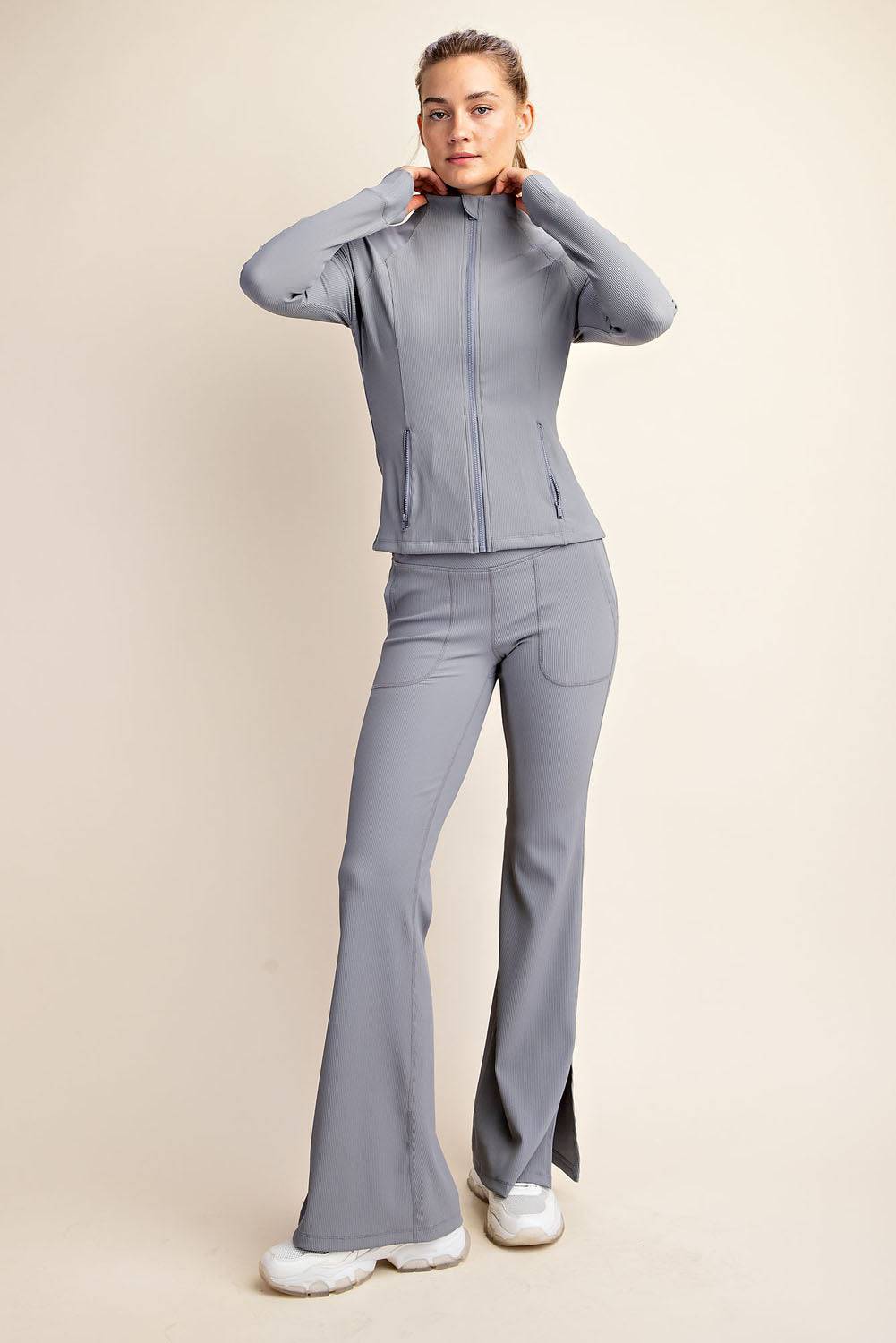 Nylon Rib Active Jacket - Hype Up