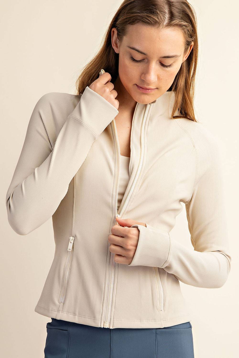 Nylon Rib Active Jacket - Hype Up