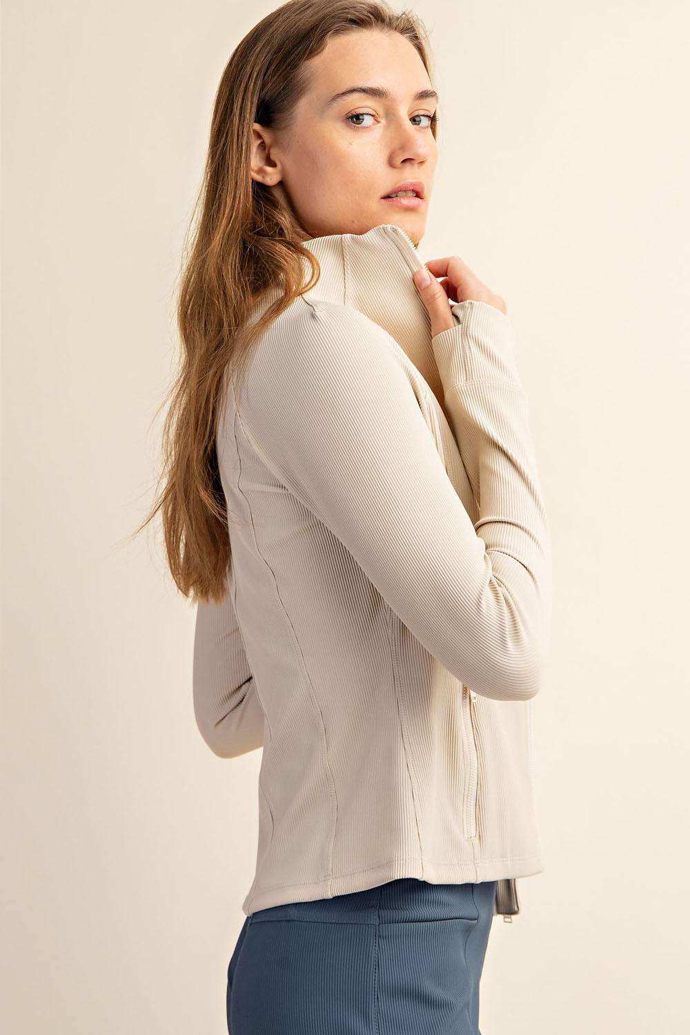 Nylon Rib Active Jacket - Hype Up