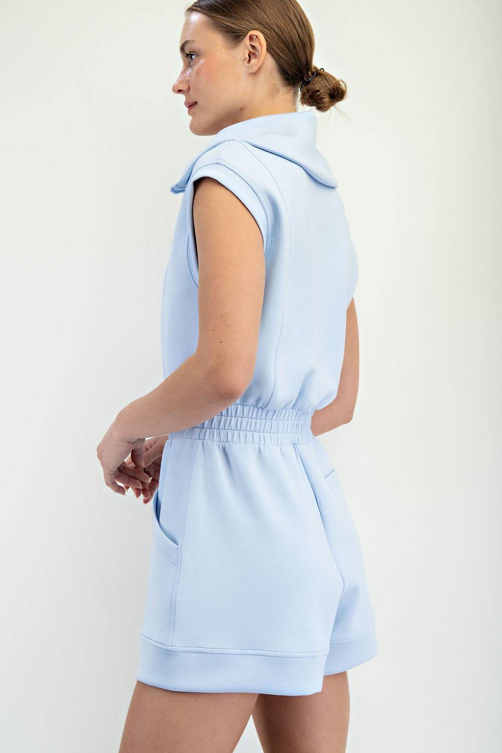 Modal Scuba Romper - Hype Up