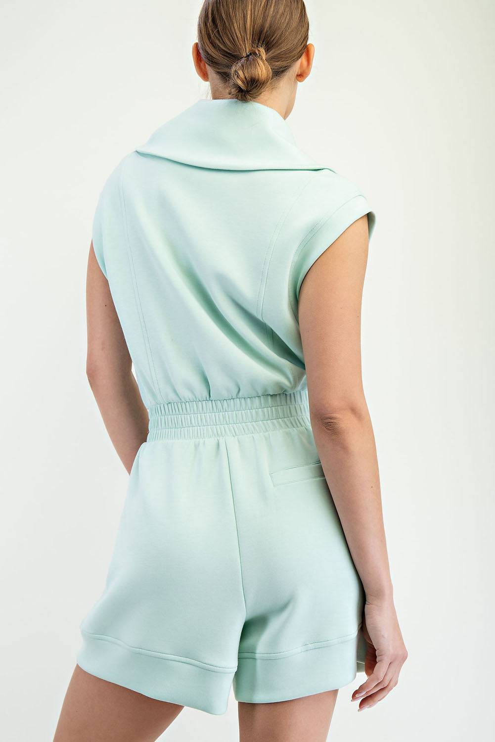 Modal Scuba Romper - Hype Up