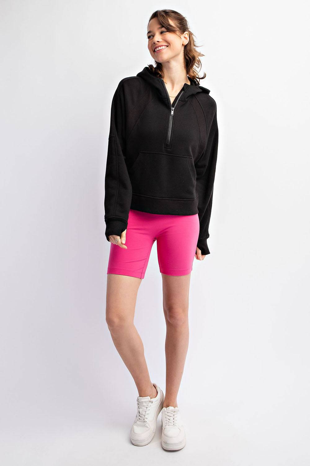 Quarter Zip Hoodie Jacket - Hype Up