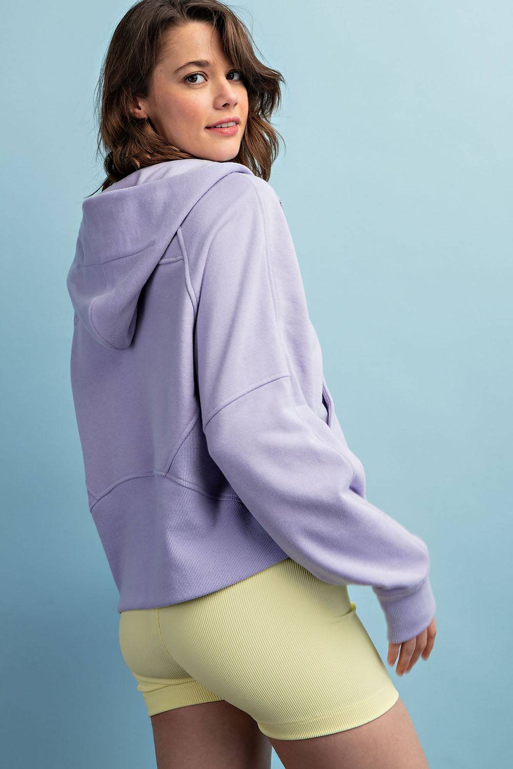 Quarter Zip Hoodie Jacket - Hype Up