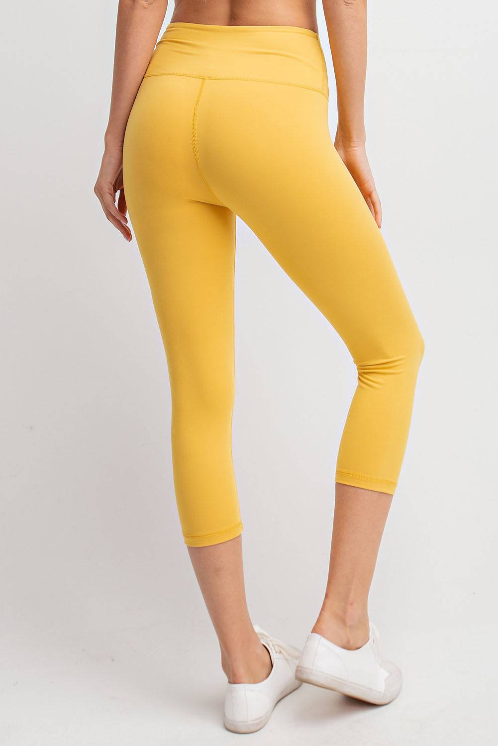 Capri Yoga Leggings - Hype Up