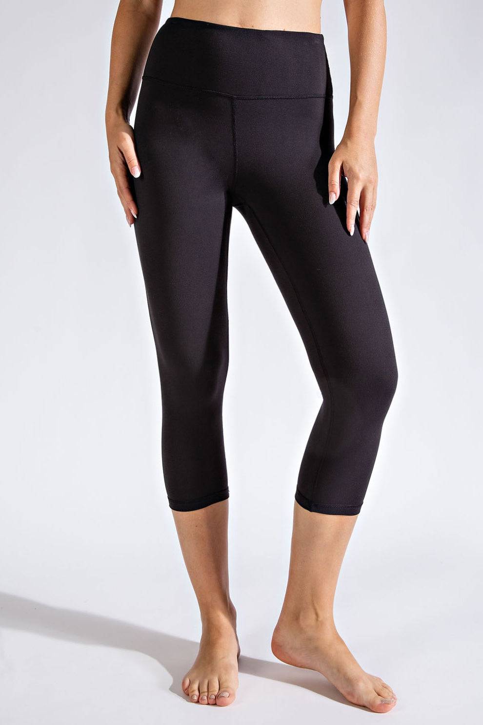Capri Yoga Leggings - Hype Up