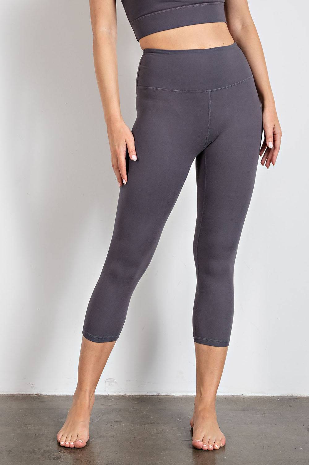 Capri Yoga Leggings - Hype Up