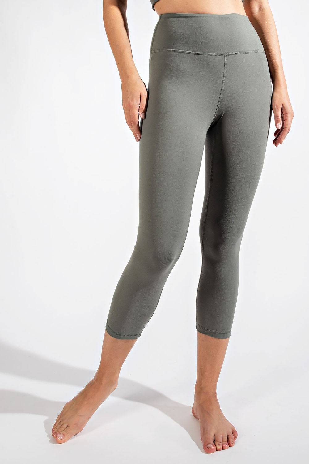 Capri Yoga Leggings - Hype Up