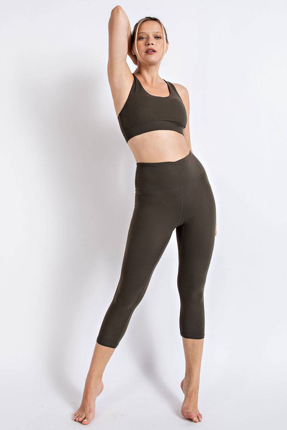 Capri Yoga Leggings - Hype Up