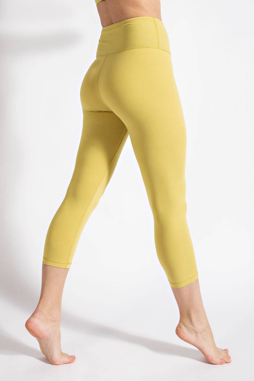 Capri Yoga Leggings - Hype Up