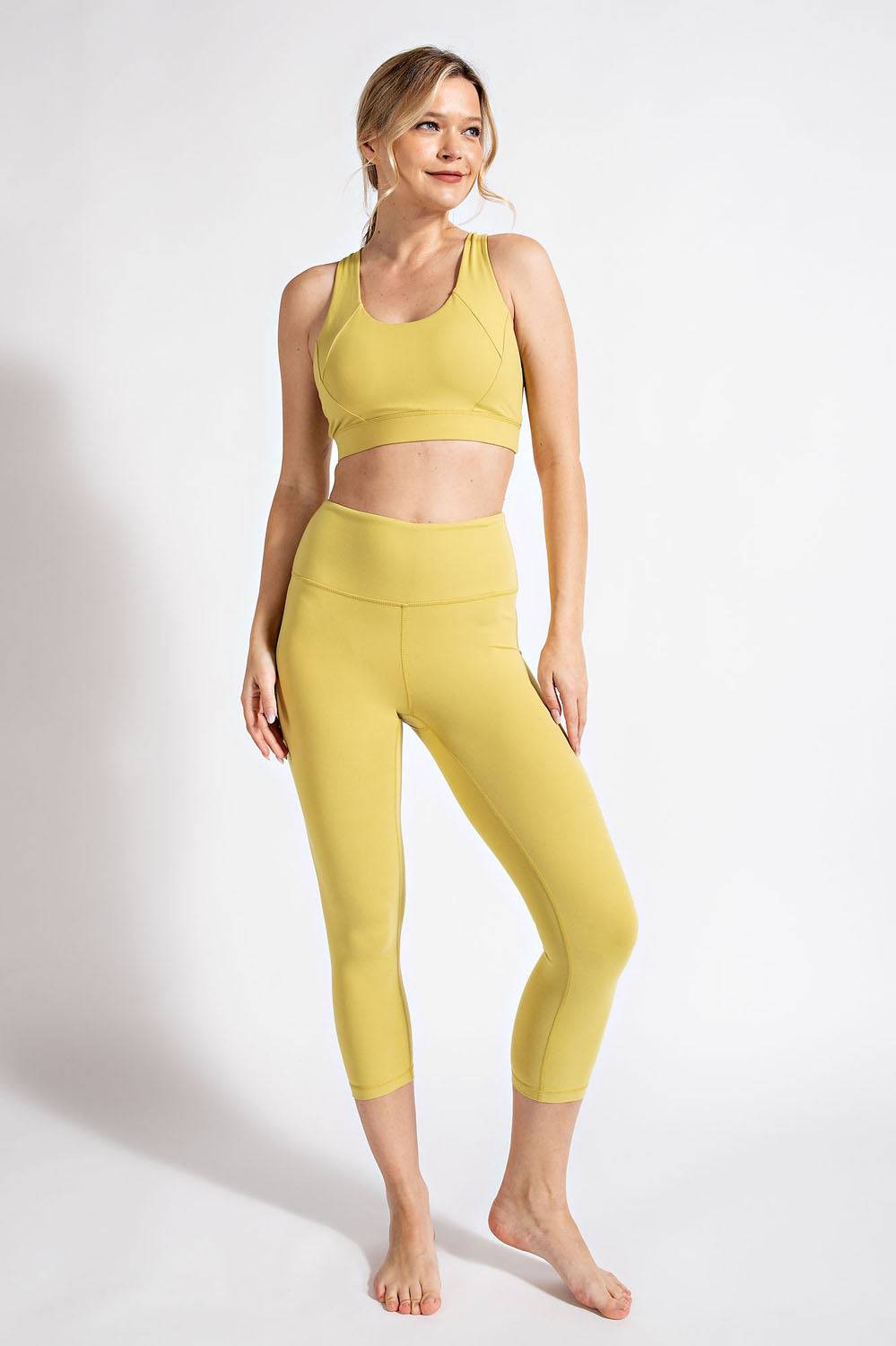 Capri Yoga Leggings - Hype Up