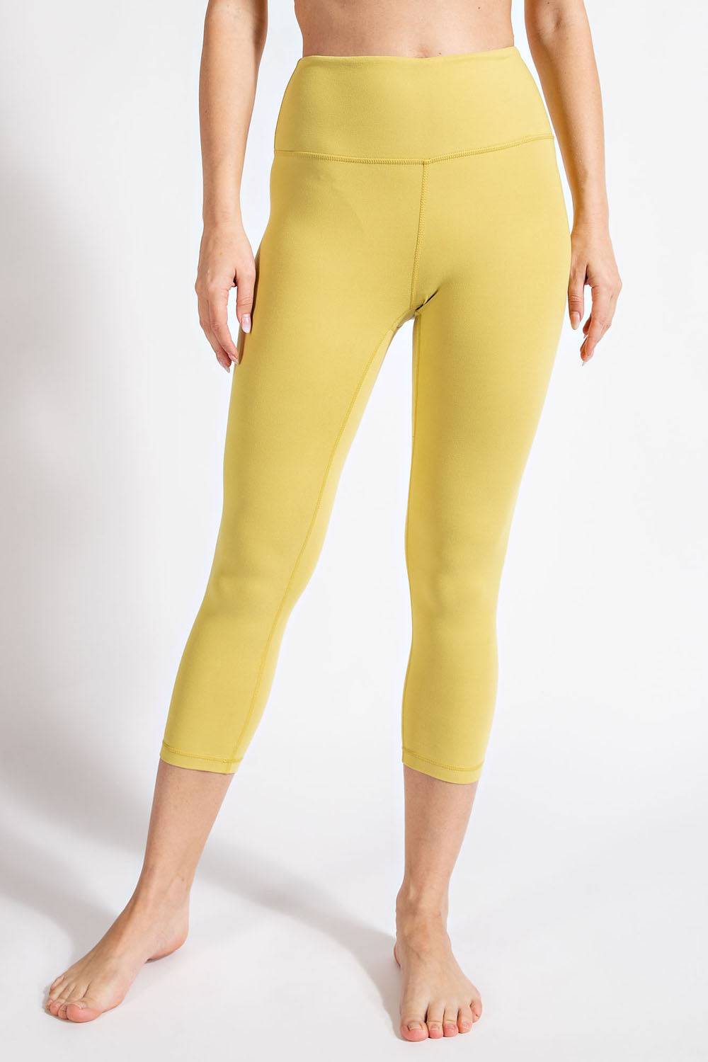 Capri Yoga Leggings - Hype Up