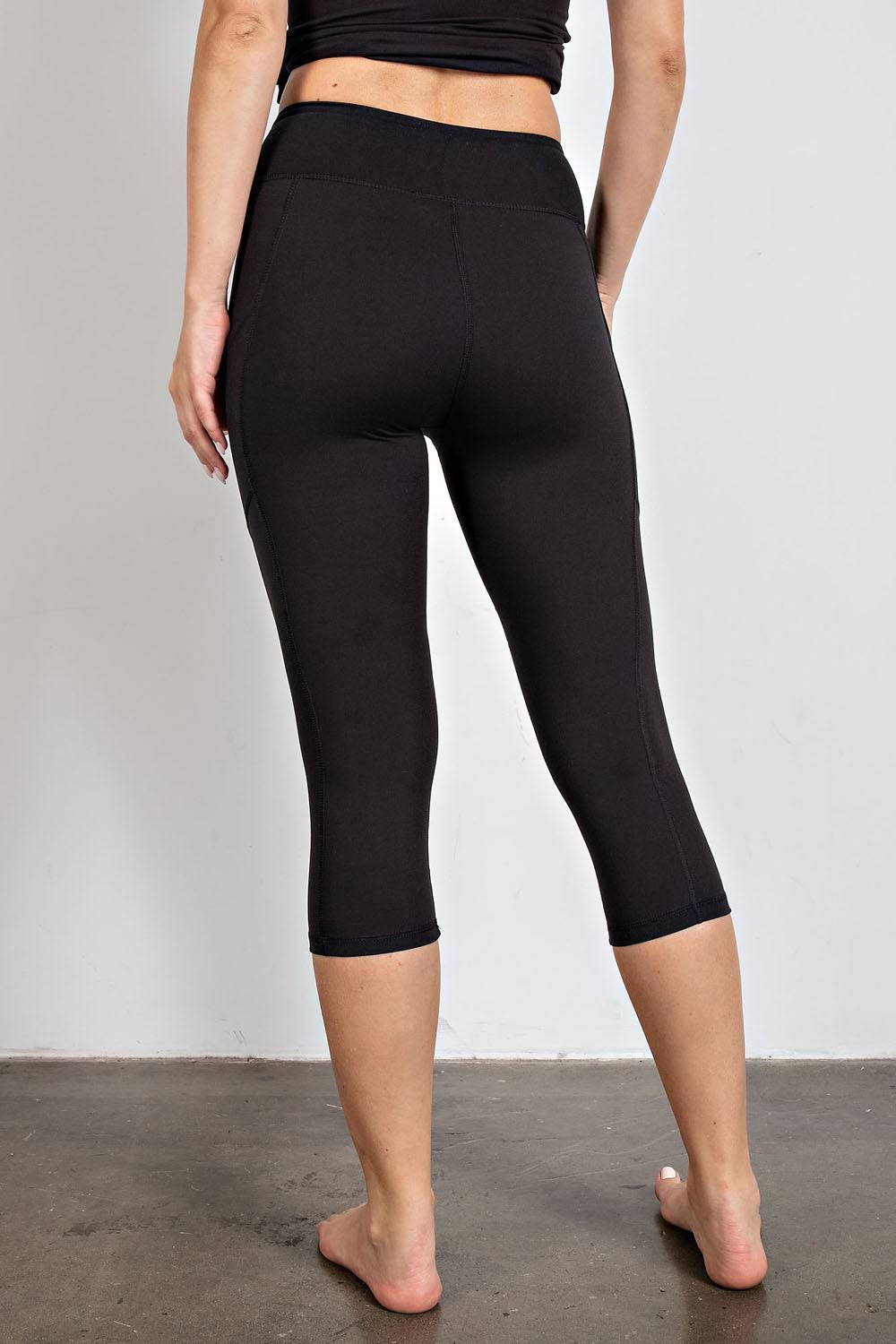 Capri Yoga Leggings With Pocket - Hype Up