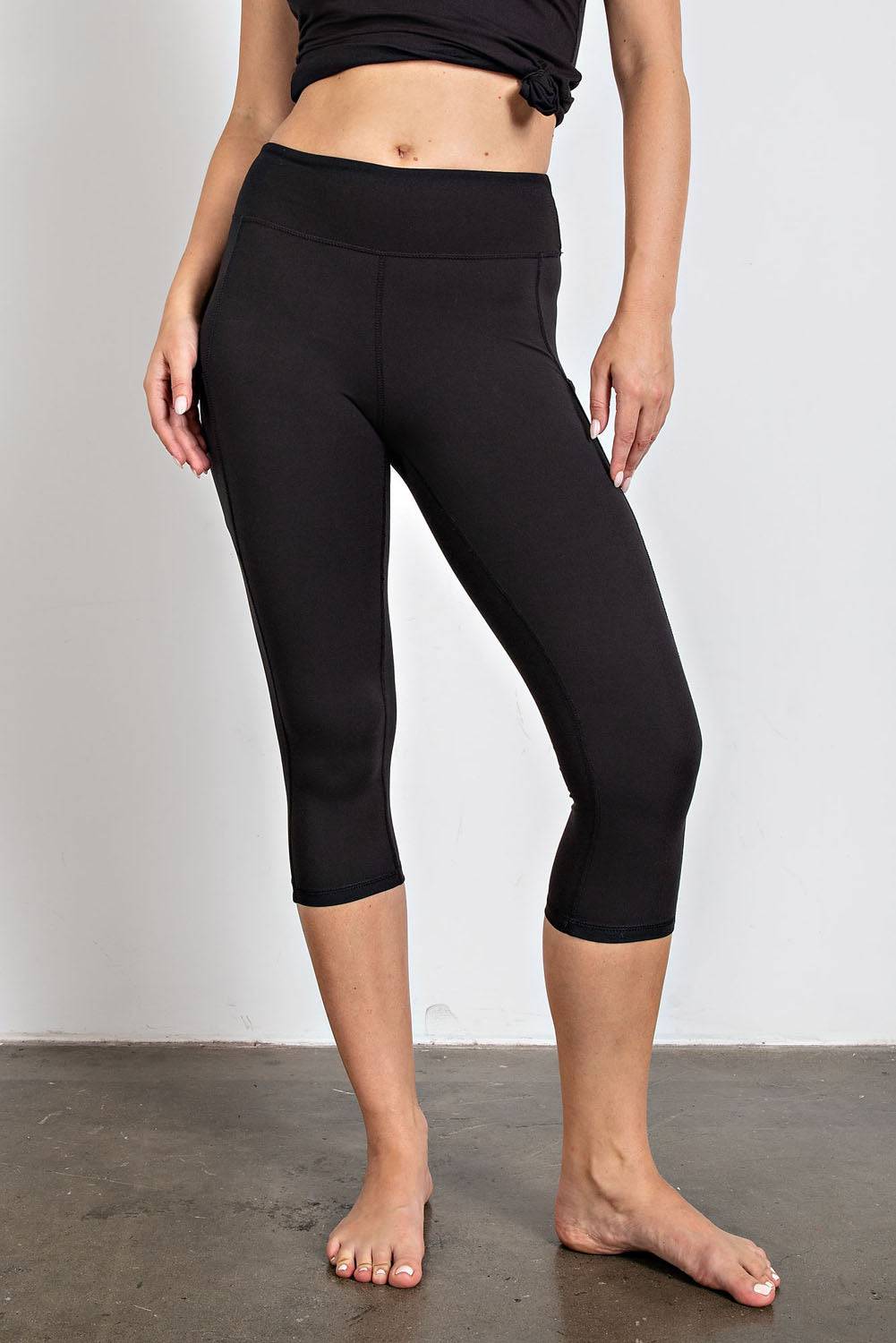 Capri Yoga Leggings With Pocket - Hype Up