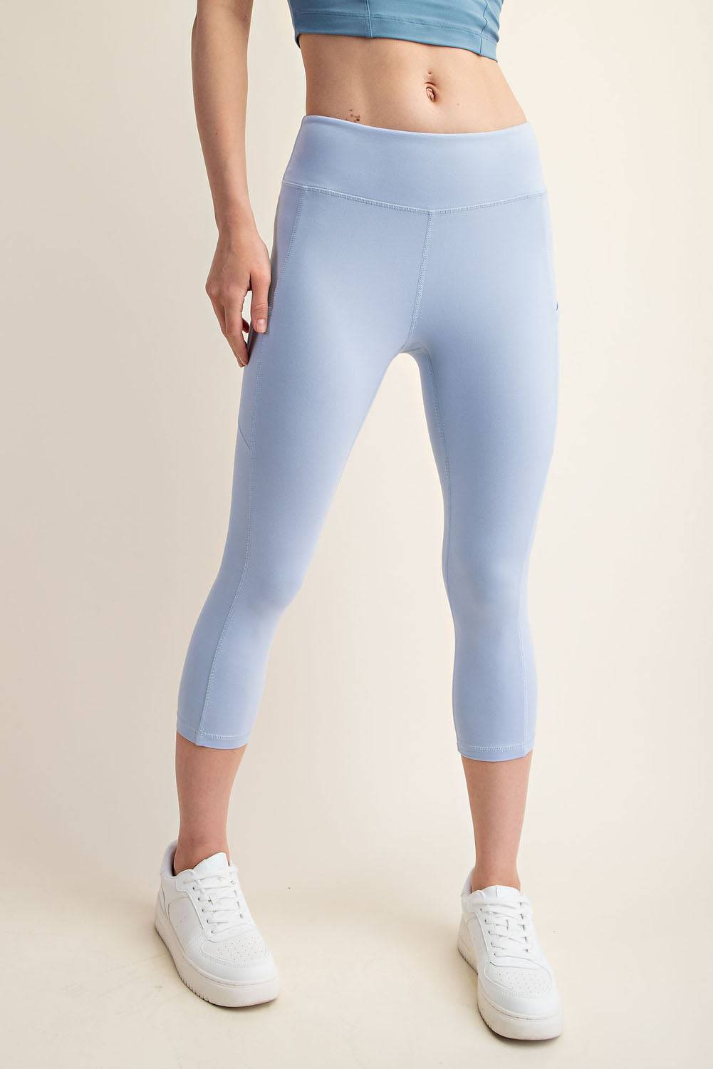 Capri Yoga Leggings With Pocket - Hype Up