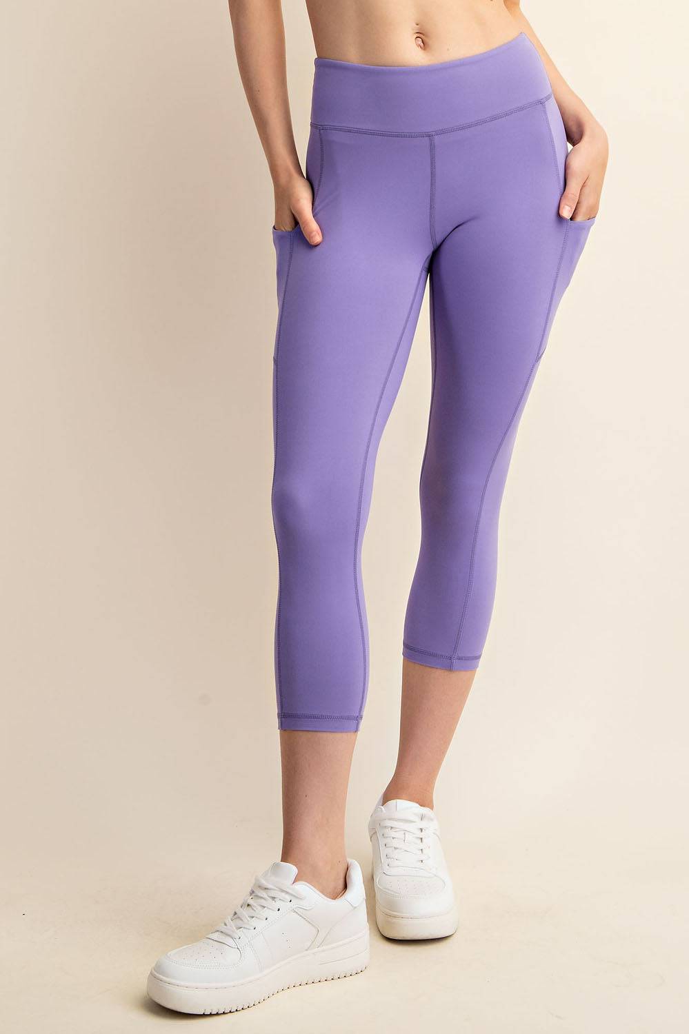 Capri Yoga Leggings With Pocket - Hype Up