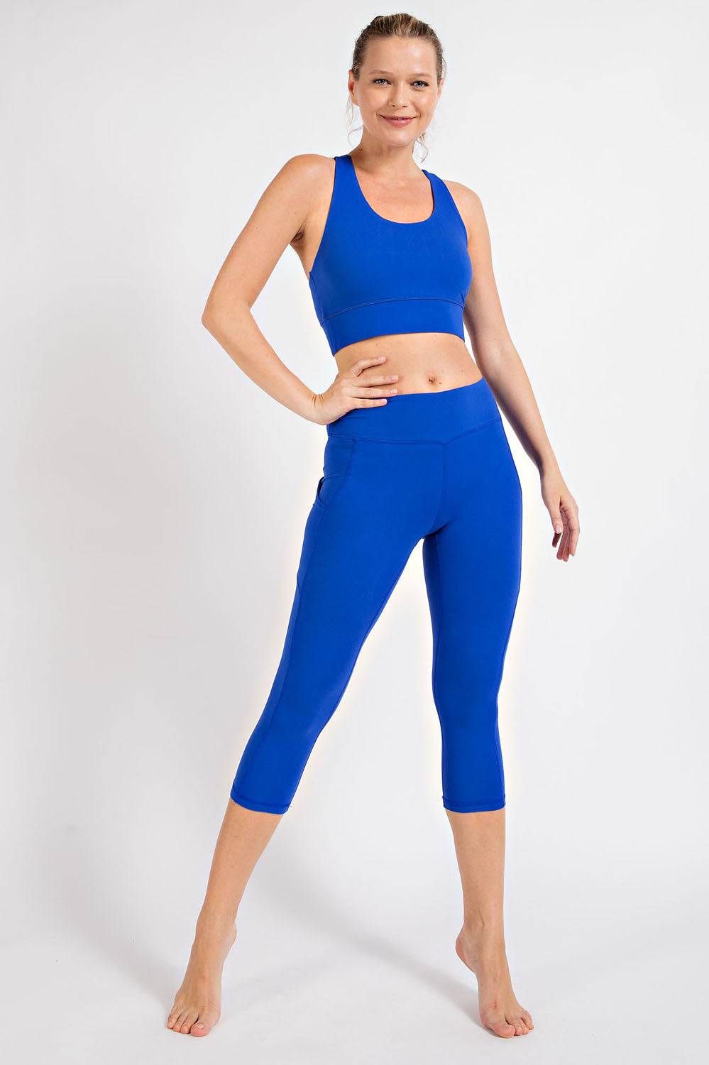 Capri Yoga Leggings With Pocket - Hype Up
