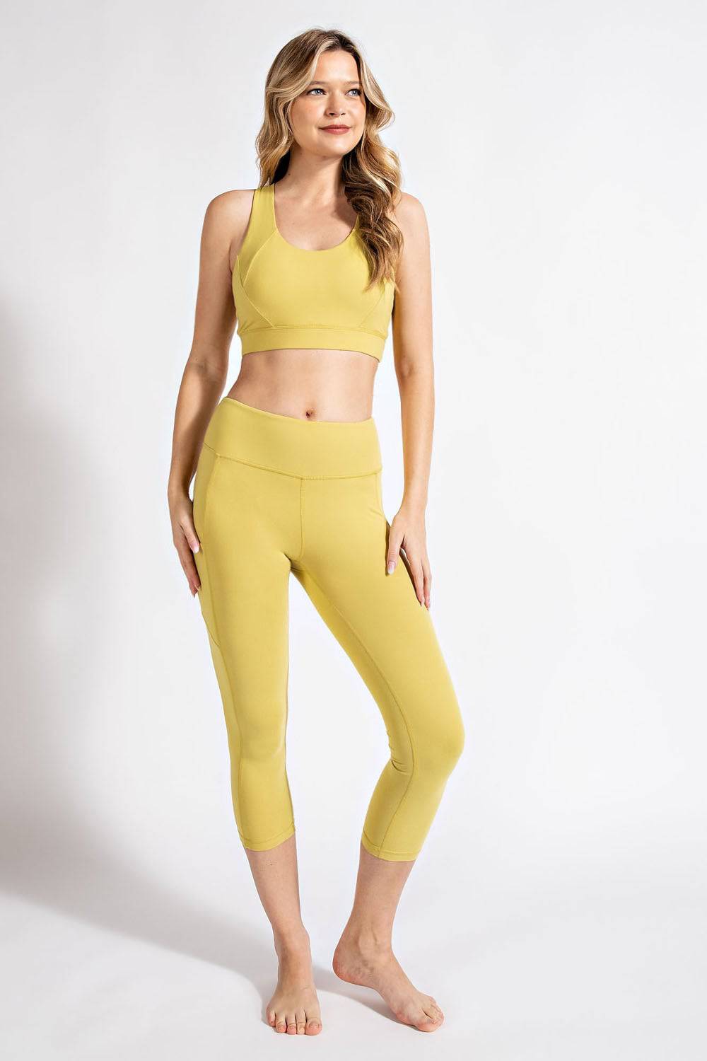 Capri Yoga Leggings With Pocket - Hype Up