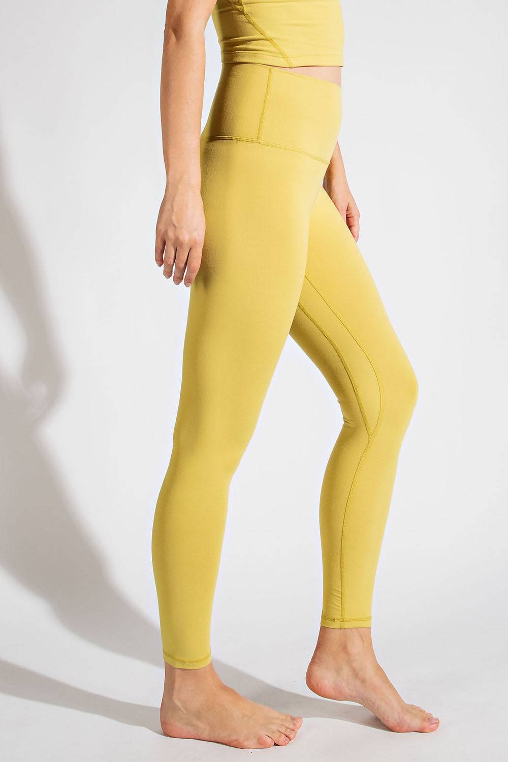 Tow Line Stitch Yoga Leggings - Hype Up