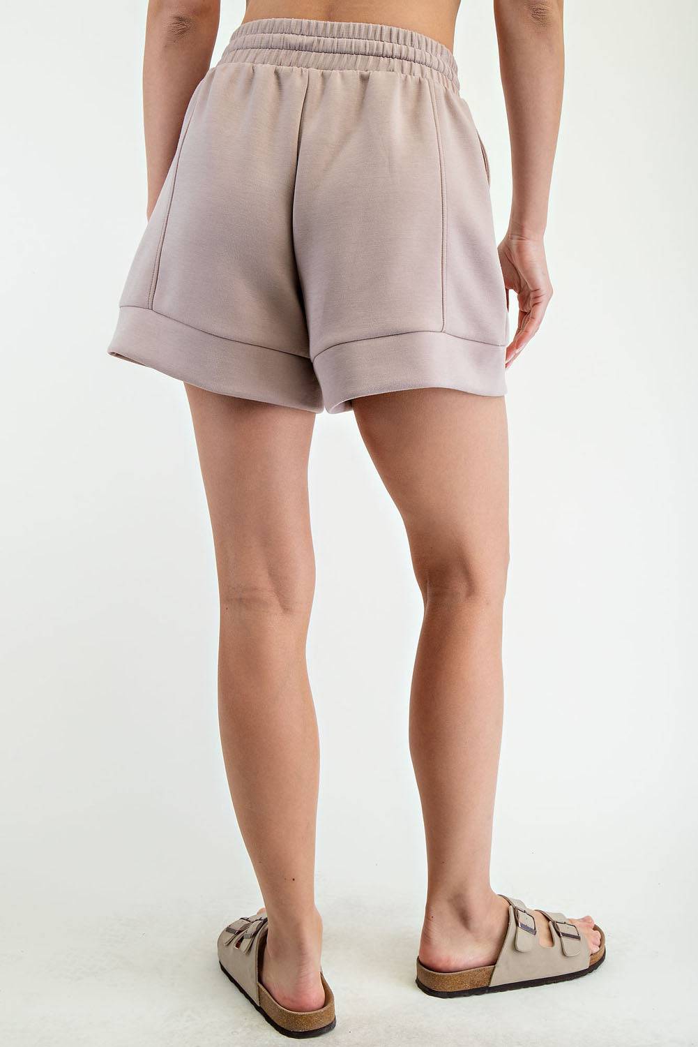 Modal Scuba Pleat Casual Short - Hype Up
