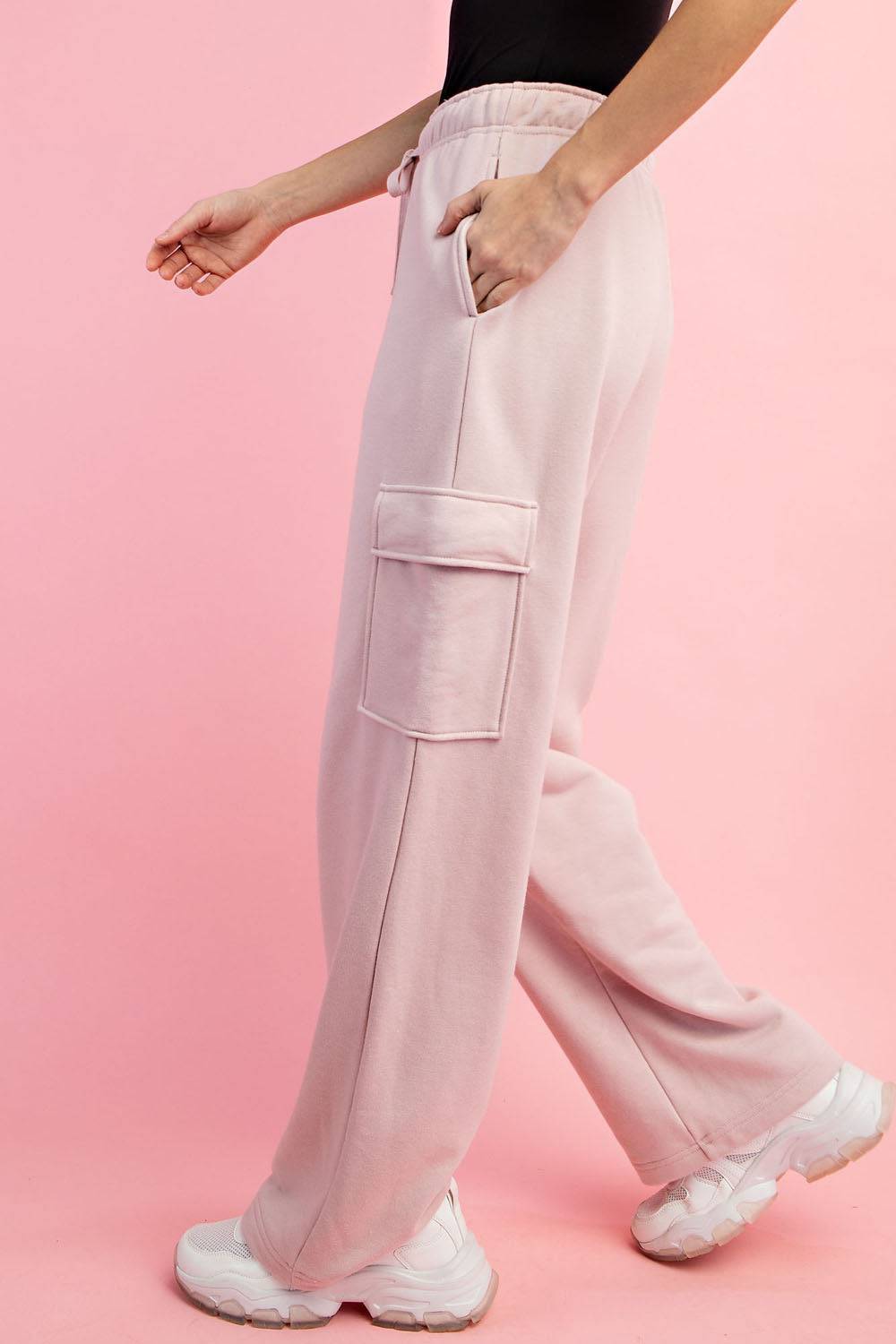 Straight Cargo Sweatpant - Hype Up