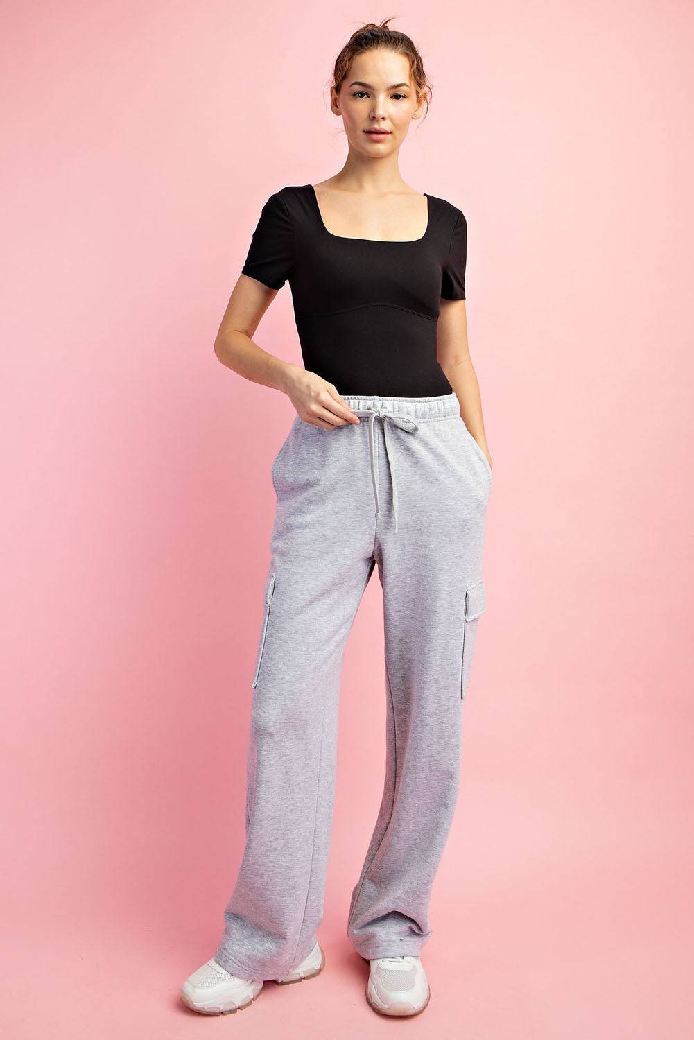 Straight Cargo Sweatpant - Hype Up