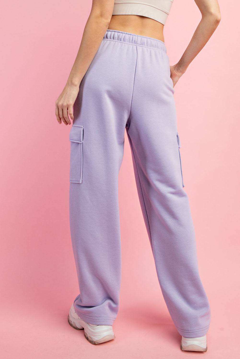 Straight Cargo Sweatpant - Hype Up