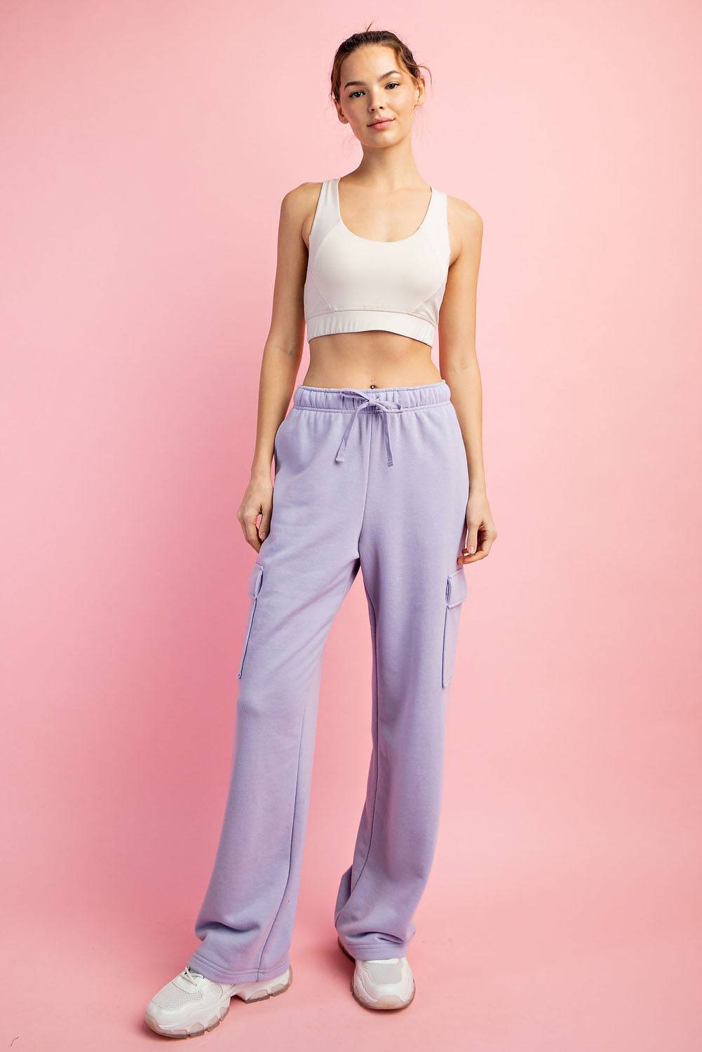 Straight Cargo Sweatpant - Hype Up