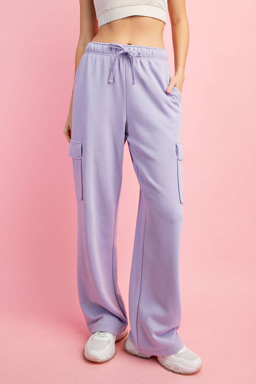 Straight Cargo Sweatpant - Hype Up