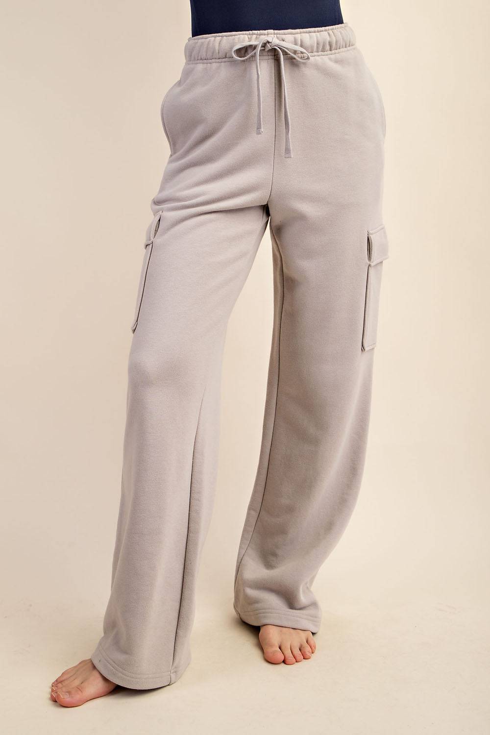Straight Cargo Sweatpant - Hype Up