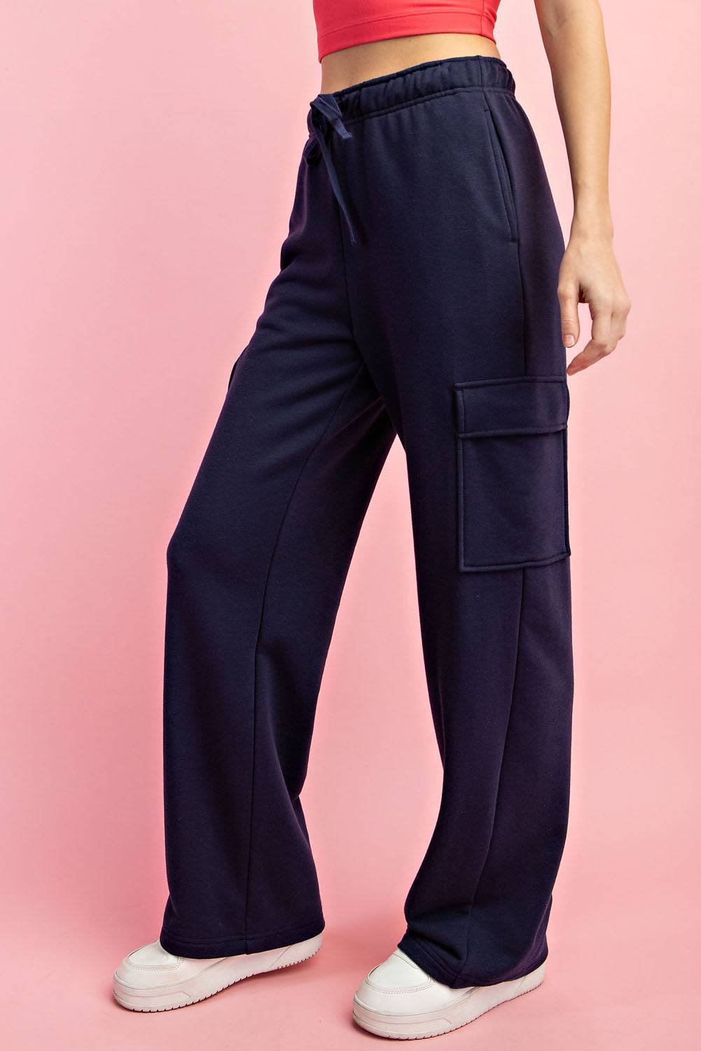 Straight Cargo Sweatpant - Hype Up