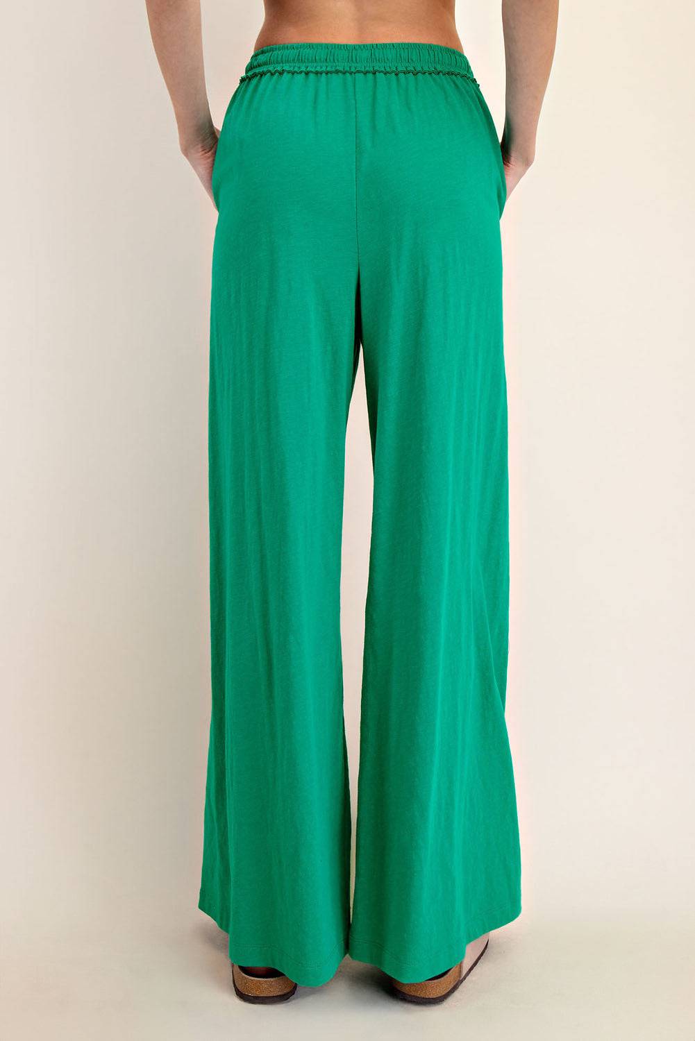 Cotton Slub Wide Pant - Hype Up