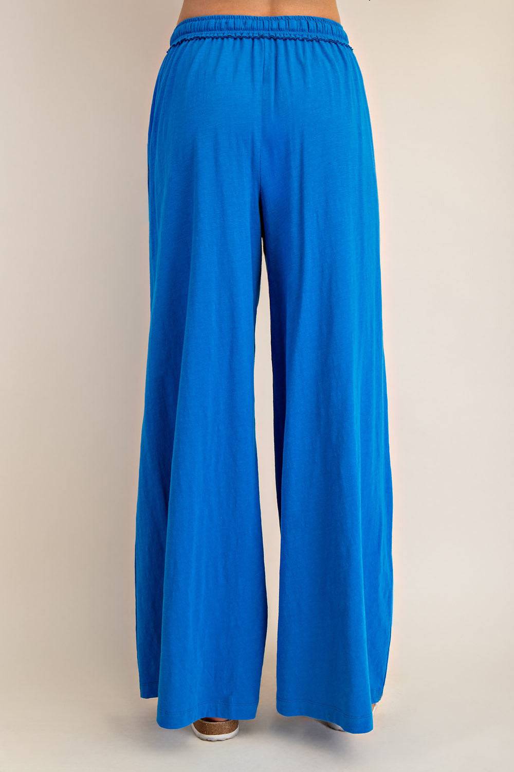 Cotton Slub Wide Pant - Hype Up