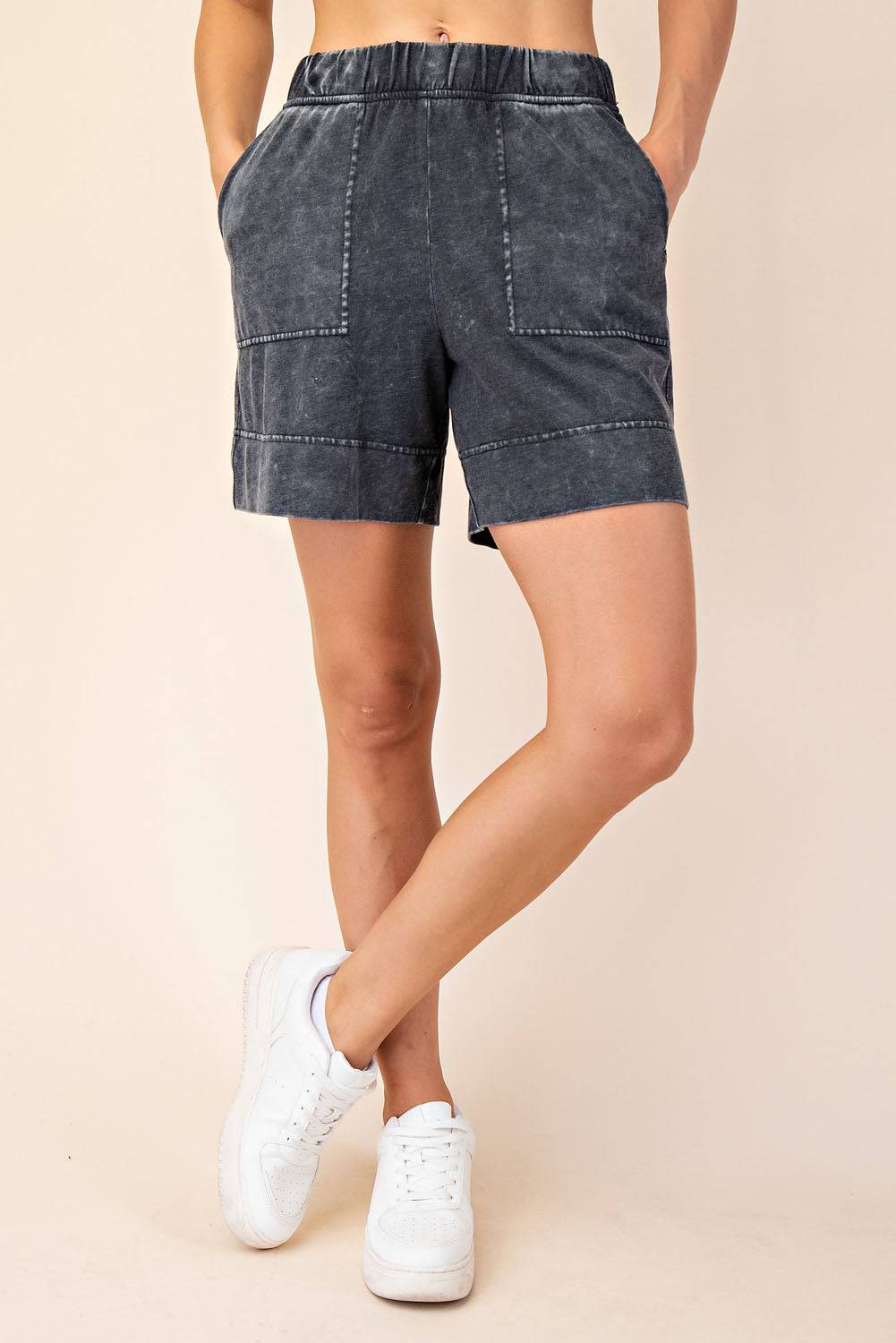 Cotton Poly Pocket Short - Hype Up