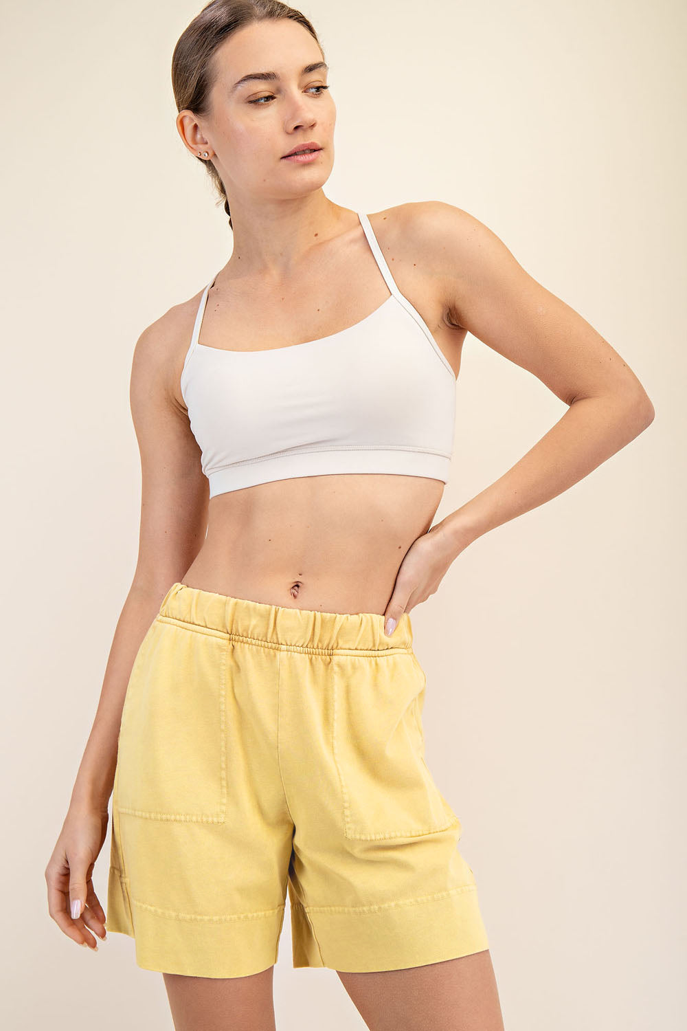 Cotton Poly Pocket Short - Hype Up