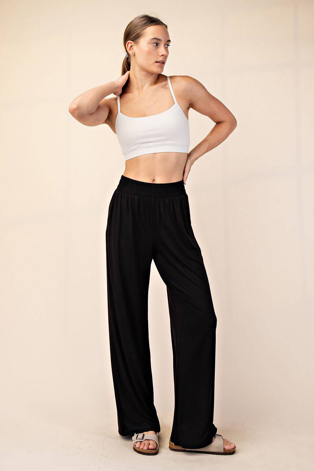 Viscose Modal Wide Pant - Hype Up