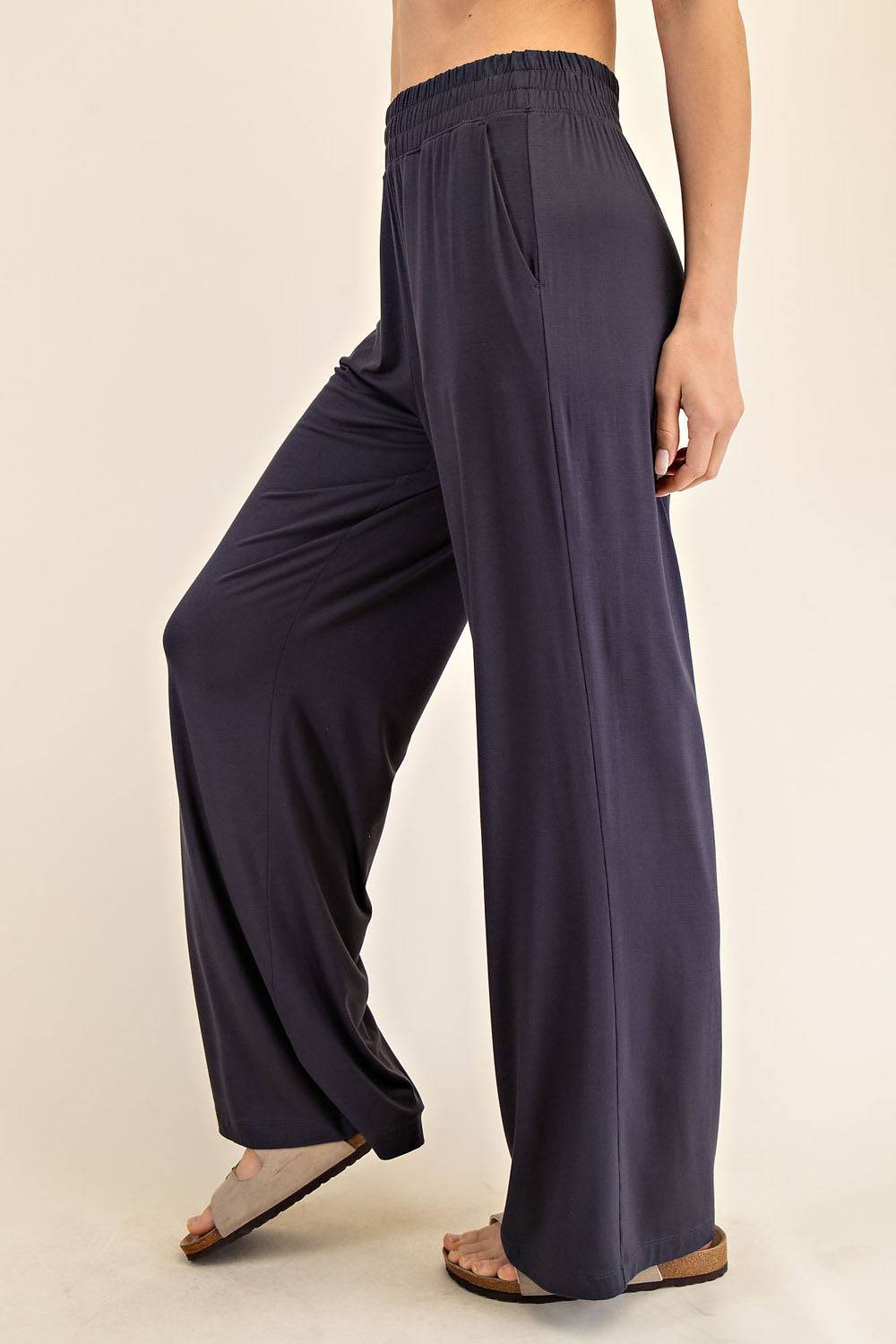 Viscose Modal Wide Pant - Hype Up