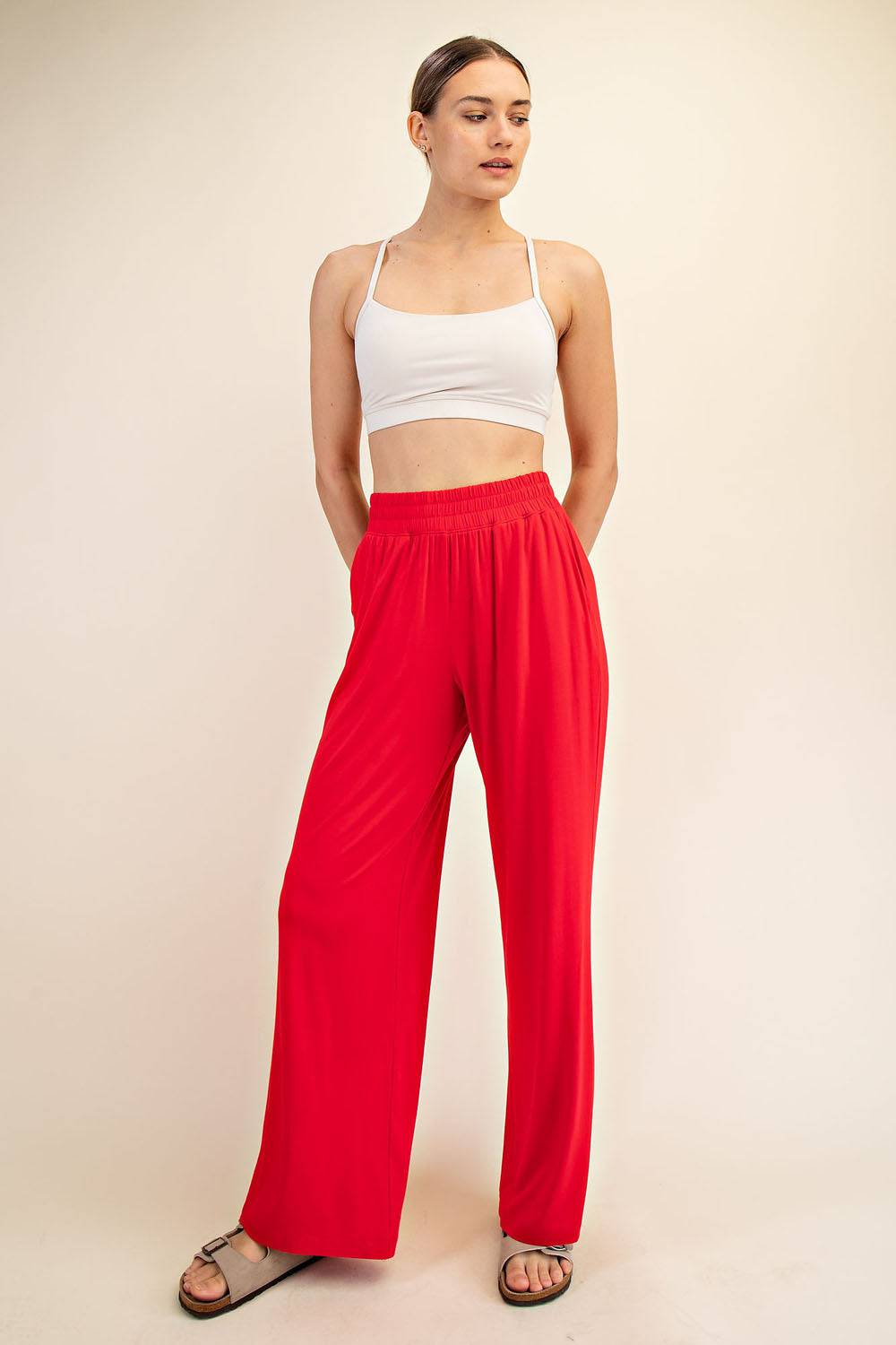Viscose Modal Wide Pant - Hype Up