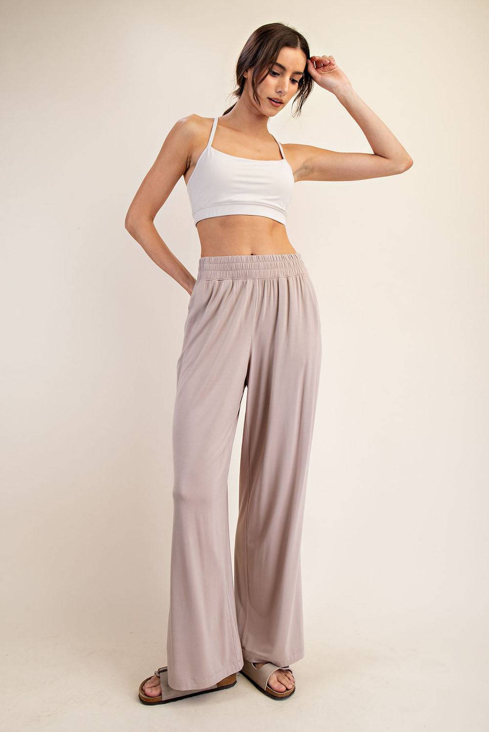 Viscose Modal Wide Pant - Hype Up