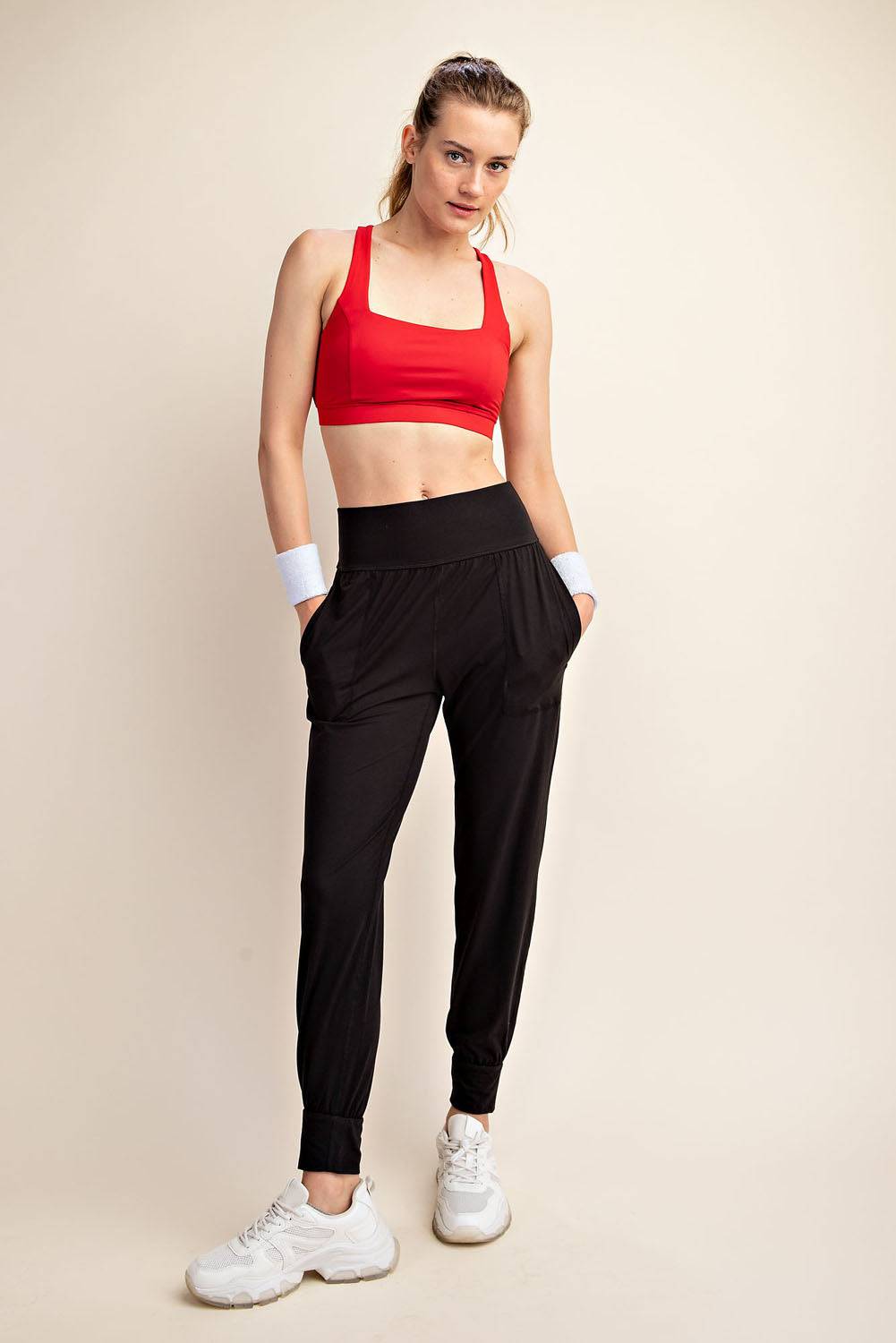 Basic Joggers With Pocket - Hype Up