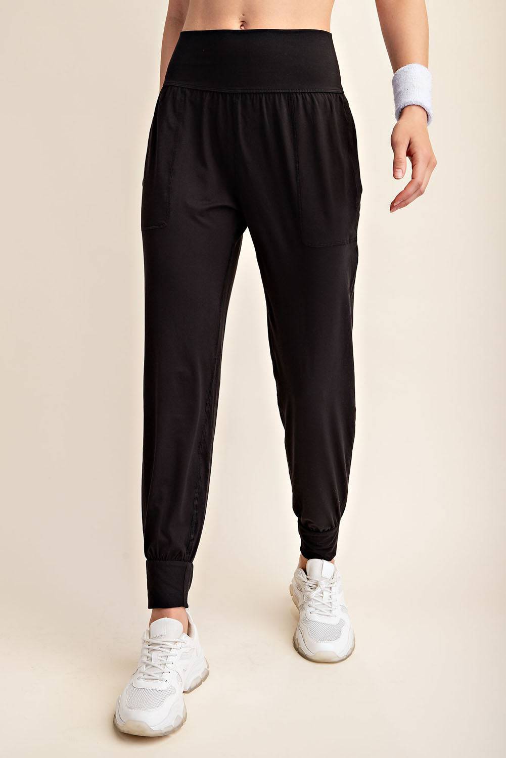 Basic Joggers With Pocket - Hype Up