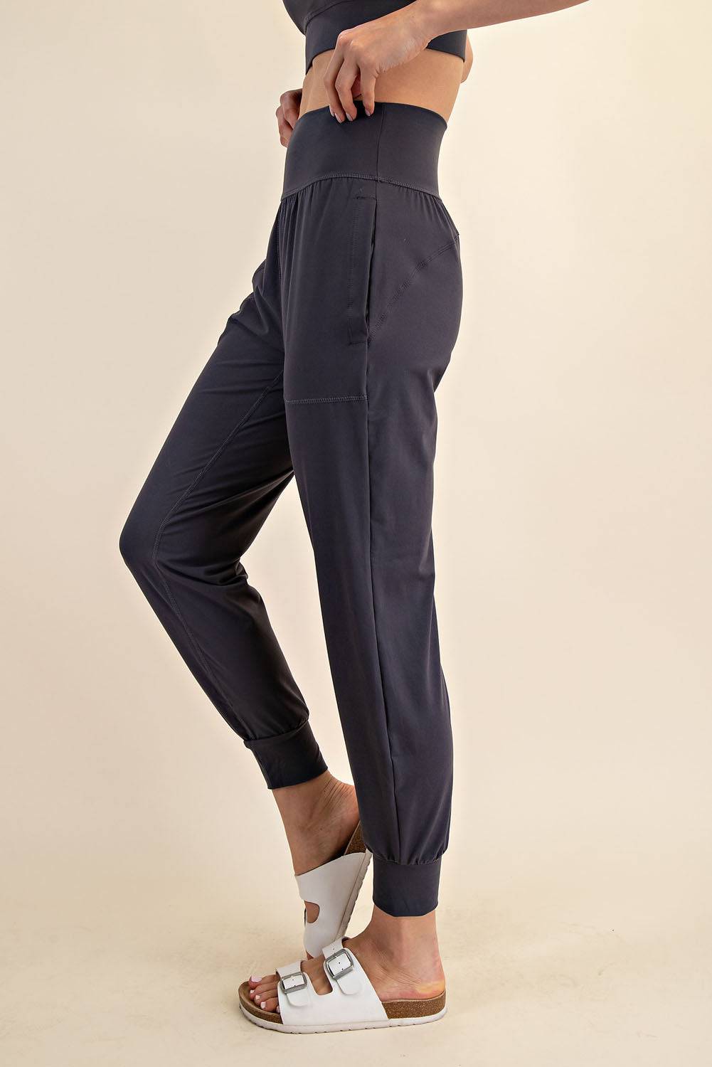 Basic Joggers With Pocket - Hype Up