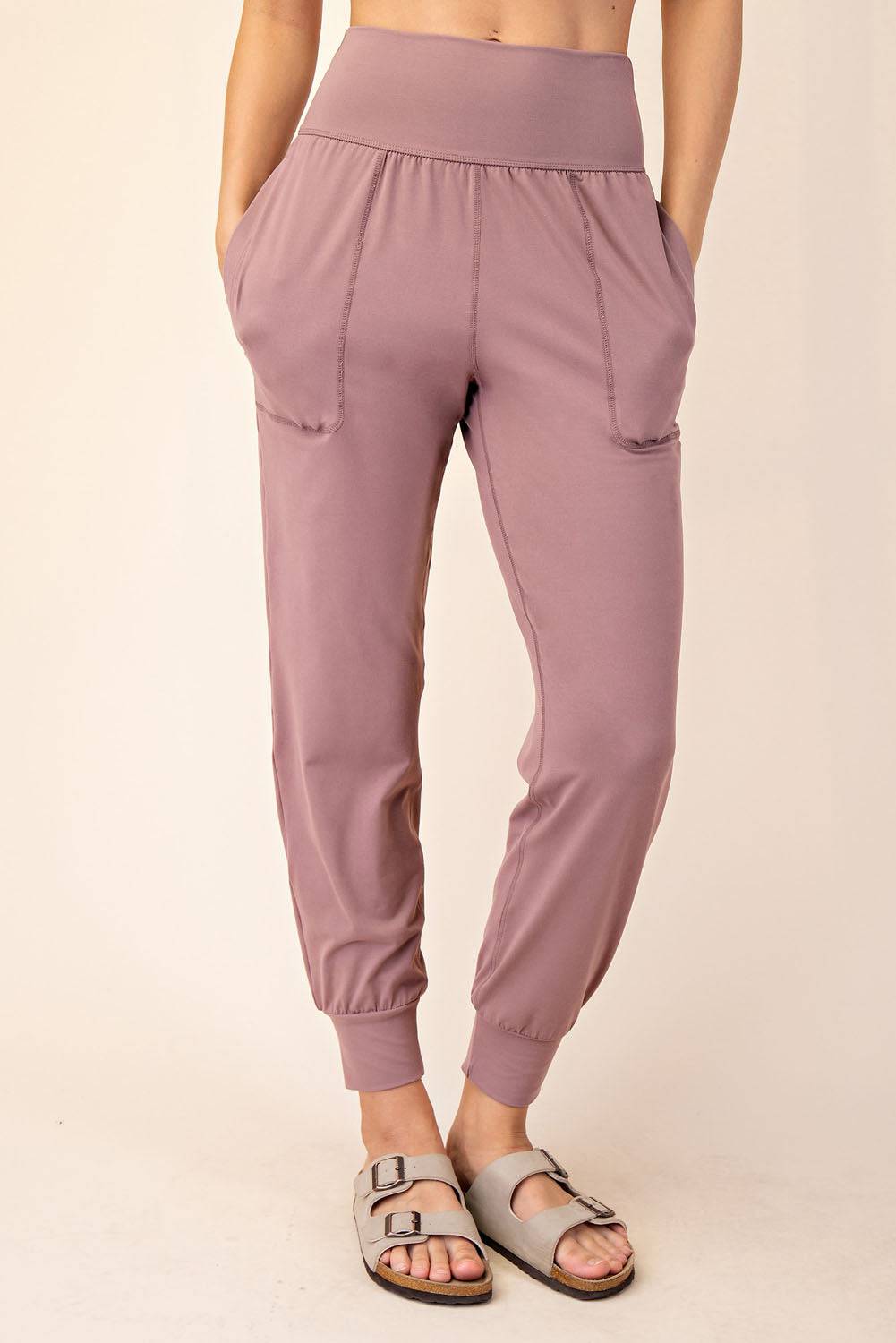 Basic Joggers With Pocket - Hype Up