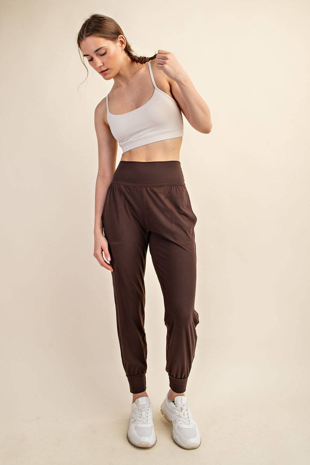 Basic Joggers With Pocket - Hype Up